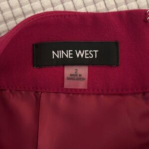 Nine West Deep Fuchsia Pencil Skirt